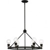 Livex Lighting Lansdale 6 - Light Chandelier in  Black/Brushed Nickel - 3 of 4