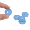 Unique Bargains Sewing Resin Round Flat 4-Hole Replacement Craft Buttons 20 Pcs - 4 of 4