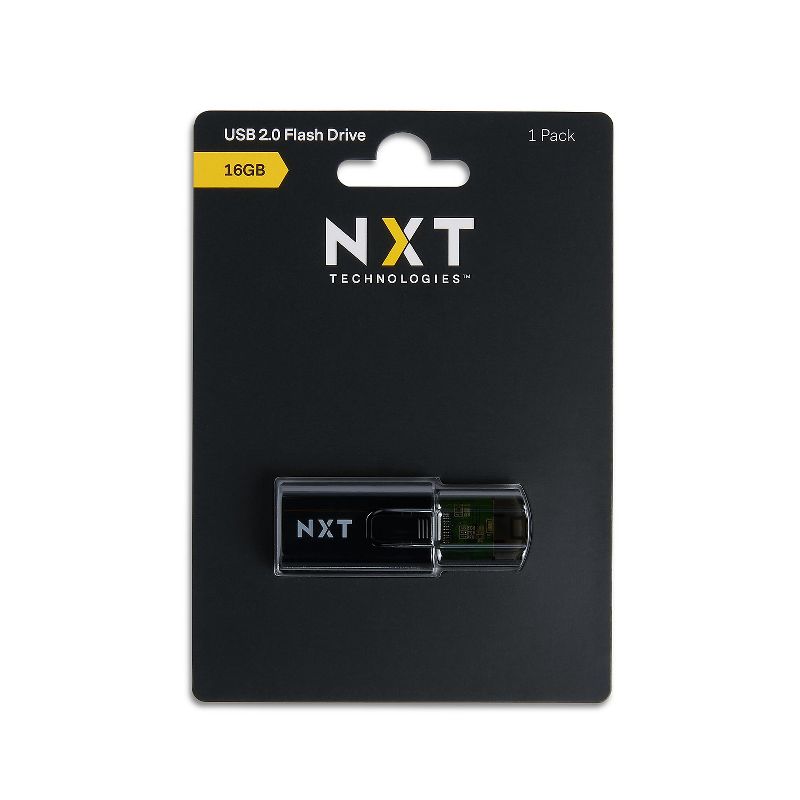 NXT Technologies 16GB USB 2.0 Type-A Flash Drive Black (NX61118), 1 of 6