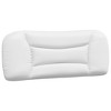 vidaXL Headboard Cushion White 39.4" Faux Leather - 2 of 4