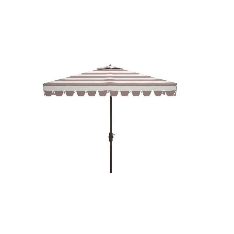 Vienna 7.5 Ft Square Crank Patio Outdoor Umbrella  - Safavieh, 1 of 2