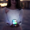 QFX® Portable Bluetooth® Speaker with LED Party Lights and FM Radio, True Wireless, Black, BT-27 - 2 of 4