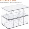 Sorbus Clear Pantry Storage Organizer with Lids - 2 of 4