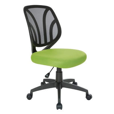 Screen Back Armless Task Chair Green - Osp Home Furnishings : Target