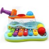 JuzToys Rainbow Piano Xylophone Toy – Music Toy Pounding Bench with Balls & Hammer, Educational Toy Musical Instrument for Kids - 3 of 3