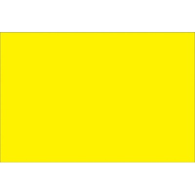Tape Logic Inventory Rectangle Labels 3" x 4" Fluorescent Yellow 500/Roll DL631L