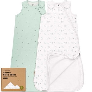 KeaBabies 2-Pack Sleep Sacks for Babies, Soothe Sleeping Sack Wearable Blanket, Infant, Toddler, Newborn Swaddle Sack - 1 of 4