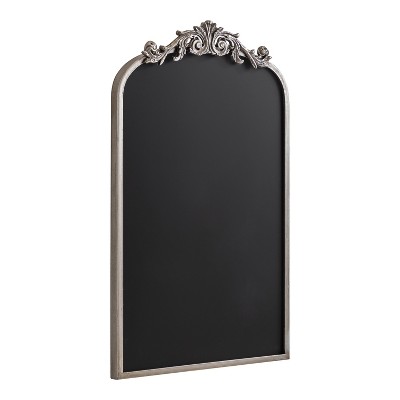 Arendahl Silver Ornate Framed Magnetic Chalkboard, 19x31