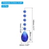 Unique Bargains Hanging Ornament DIY Craft Teardrop Crystal Chandelier Pendant Beads 5.71" x 1.5" 10 Pcs - 2 of 4