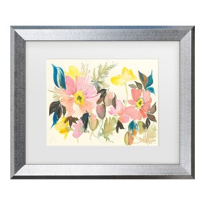 Trademark Fine Art - Kristy Rice Pastel Garden I Matted Framed Art - 1 of 4