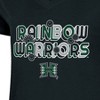 NCAA Hawaii Rainbow Warriors Girls' V-Neck T-Shirt - 3 of 3