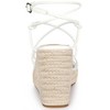 Allegra K Women's Platform Lace Up Wedges Heels Espadrille Sandals - 4 of 4