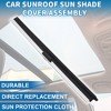 Unique Bargains Car Sunroof Sun Shade Cover Assembly No.4L0877307DT38 for AUDI Q7 2007-2015 Plastic Black - 2 of 4
