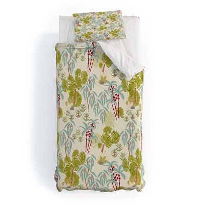 Deny Designs 2pc Twin/Twin XL Mirimo Tropical Spring Duvet and Sham Set