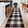 Coolmee Washable Area Rugs for Living Room Modern Tartan Soft Rug for Bedroom Farmhouse Non Slip Throw Rugs for Home Office - 3 of 4