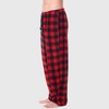 Alpine Swiss Mens Pajama Set Cotton Shirt and Polar Fleece Pants with Pockets - 2 of 4