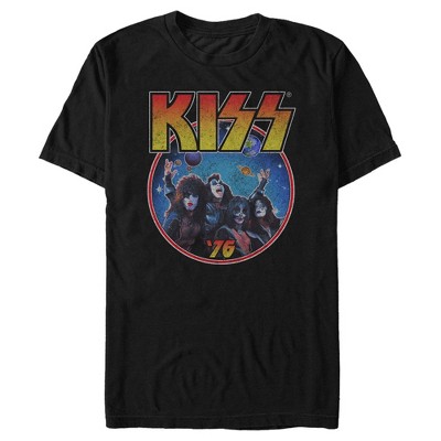 Men's KISS Galactic T-Shirt - Black - 2X Large