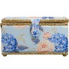 Singer L Sewing Basket Hydrangeas Print with Matching Zipper Pouch - 3 of 4