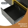 Modern White Square Storage Coffee Table with 4 Drawers  - Leovsnove - 4 of 4