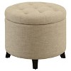 Designs4Comfort Round Storage Ottoman - Breighton Home - 4 of 4