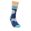 Night Bat Under the Moon Socks (Women's Sizes, Adult Medium) from the Sock Panda - Great for Halloween - 2 of 4