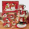 16oz 4pk Earthenware Holiday Magic Snowman Mugs - Certified International - 2 of 2