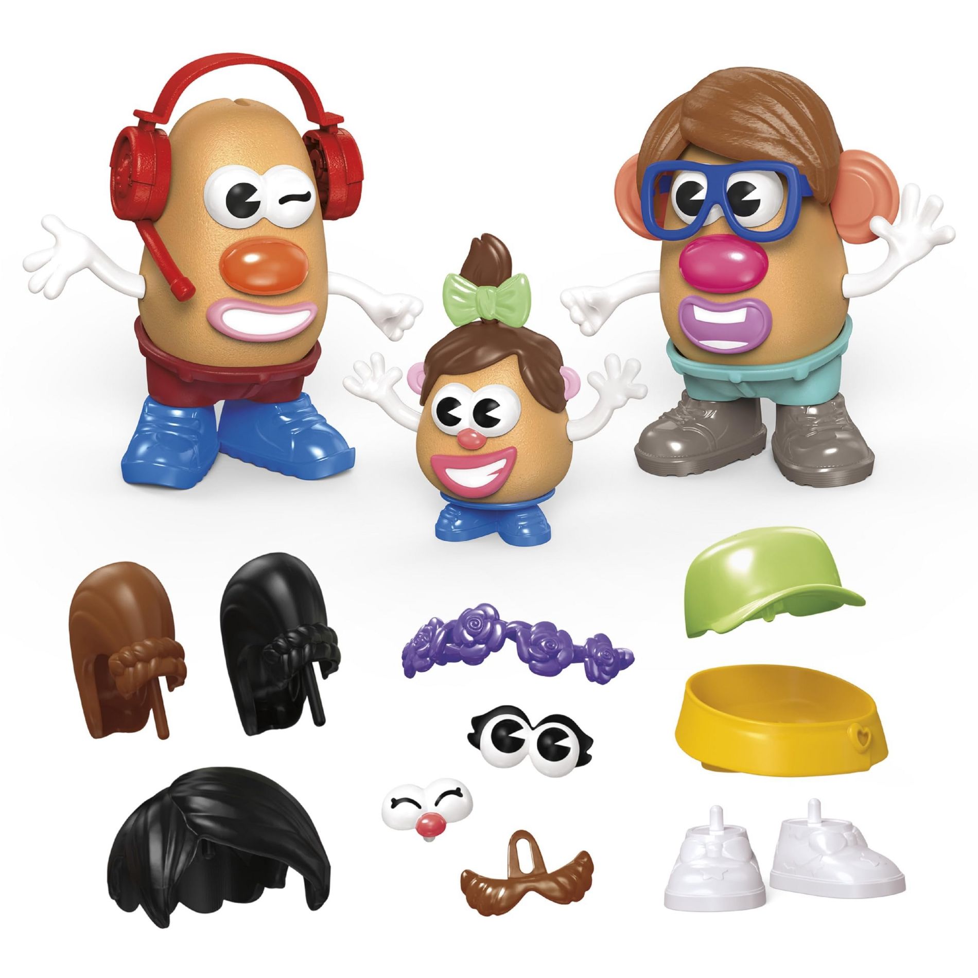 Potato Head Create Your Family Set with 44 Parts and Pieces, Mix & Match Faces & Accessories, Creative Toddler Toy for Ages 2+ at Target