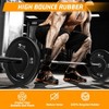 Garvee Weight Plates Set, 2-Inch Universal Fit, Olympic Bumper Plates for Strength Training, Rubber Weight Plates for Barbell Home Gym - 2 of 4