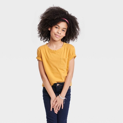 mustard yellow short sleeve sweater