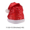 Unique Bargains Christmas Hats Thin Single-layer Five-star Polyester 11.02"x15.35" 1 Pc - 3 of 4