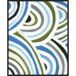 23" x 28" Swirly Bob I by Jodi Fuchs Framed Canvas Wall Art Print - Amanti Art: Modern Abstract, Vertical Layout - 1 of 4