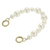 Unique Bargains Sturdy Imitation Pearl Beaded Decorative Purse Chain Strap 14" 1Pc - 3 of 3