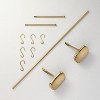 Brass Rail Stocking Holder - Hearth & Hand™ with Magnolia - 3 of 3