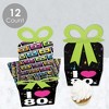 Big Dot of Happiness 80's Retro - Square Favor Gift Boxes - Totally 1980s Party Bow Boxes - Set of 12 - 3 of 4