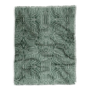 Marta Barragan Camarasa Abstract pattern linear stroke Woven Throw Blanket - Deny Designs - 1 of 2
