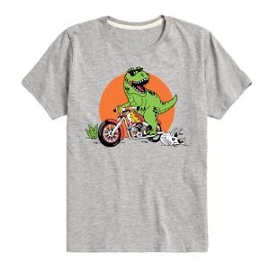 Boys' - Instant Message - Trex Motorcycle Short Sleeve Graphic T-Shirt - 1 of 4