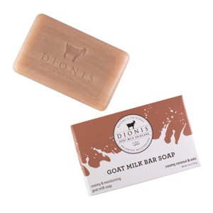 Dionis Goat Milk Bar Soap Creamy Coconut & Oats, 6 oz. - 1 of 4