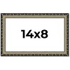 PosterPalooza | 14x8 Wood Antique Frame with UV Acrylic, 4 Finishes: Bronze, Gold, Silver, and Black - 2 of 4
