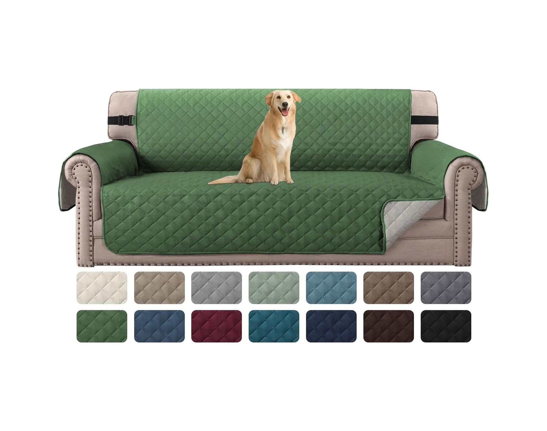 Reversible Chair Covers Water Repellent Chair Slipcover for Dogs Pets Furniture Protector Vineyard Sofa