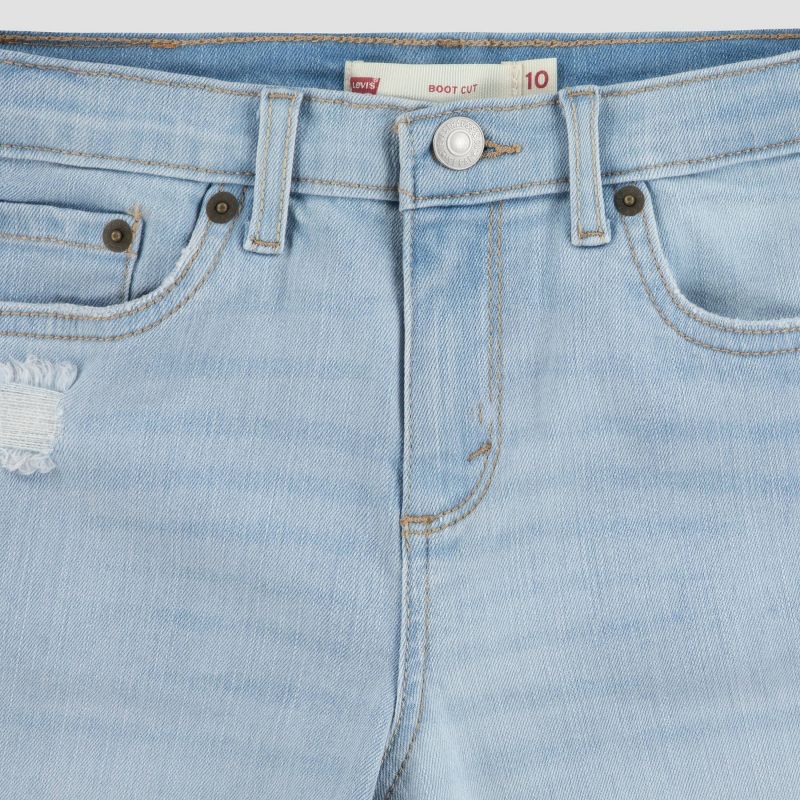 Levi&#39;s® Girls' Bootcut Jeans - Light Wash, 3 of 6