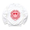 S.W.Smiley Lover Babe Smiley Face -  Women's Graphic Sweatshirt - 3 of 4