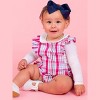RuffleButts Baby Girls Knit Long Sleeve Ruffle Peter Pan Bodysuit - 4 of 4