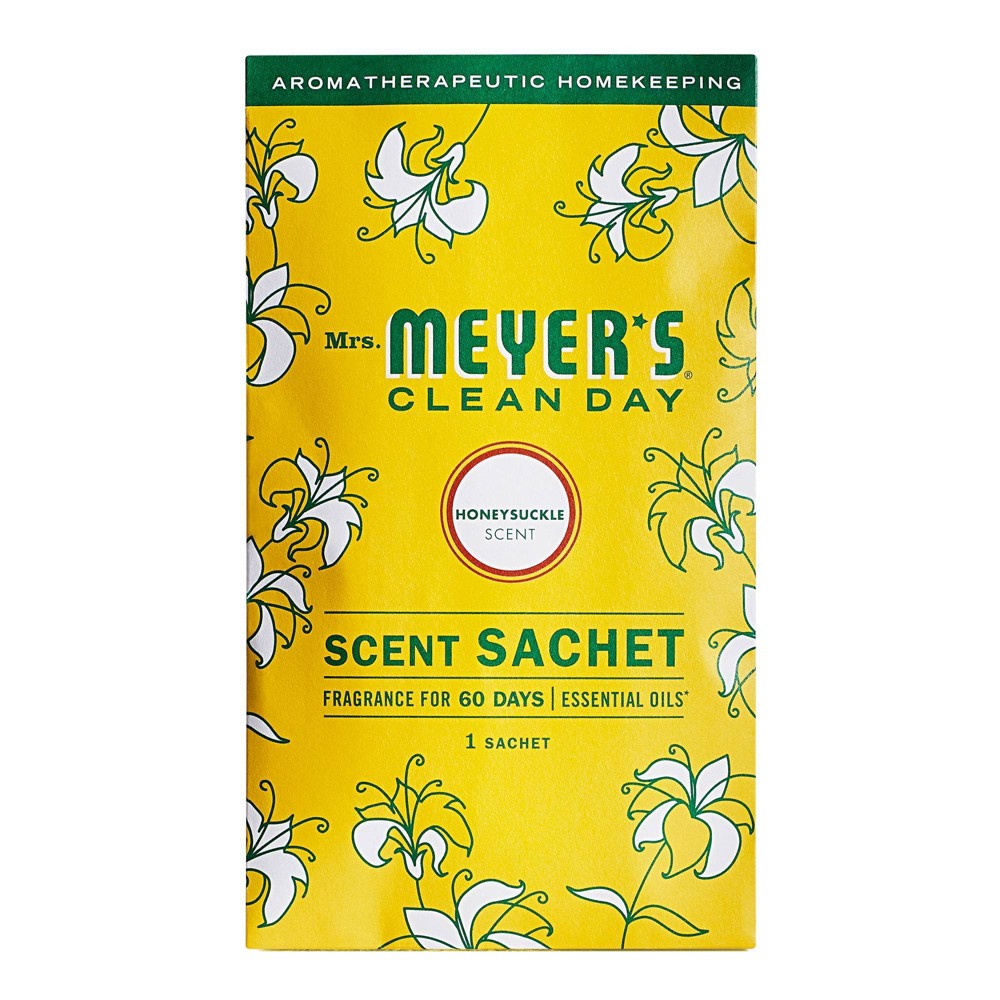 Photos - Air Freshener Mrs. Meyer's Clean Day Sachet - Honeysuckle Scent - 0.35oz