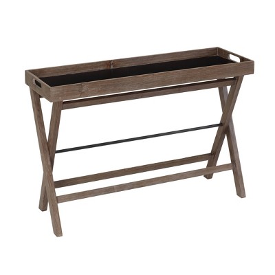 Boraam Nathaniel Rectangular Console Table Brown