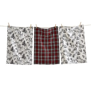 tagltd Woodland Animals Dishtowel Set of 3 - 1 of 2