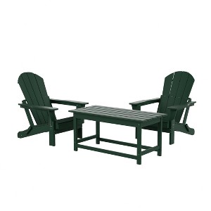 WestinTrends  3-Piece Outdoor Paio Adirondack Conversation Set - 1 of 4
