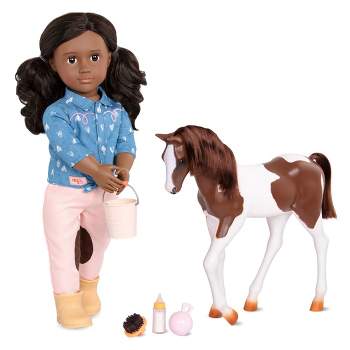 Our Generation 18" Equestrian Doll & Horse Set - Daveen with Foal