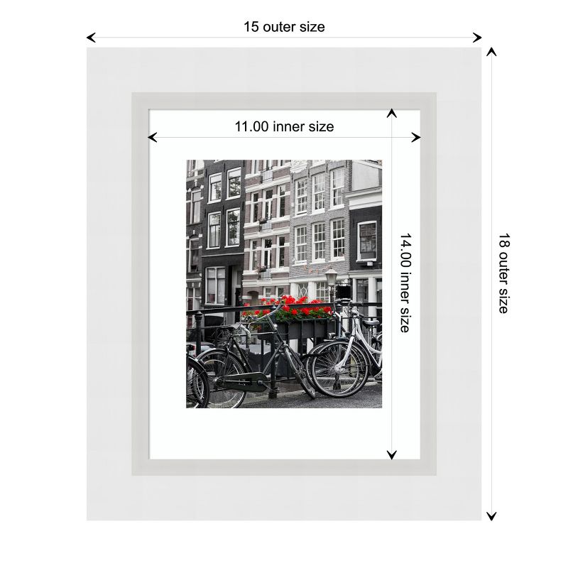Amanti Art Blanco White Wood Picture Frame, 4 of 7