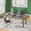 Tribesigns 70.86" Boat Shaped Executive Desk - 2 of 4