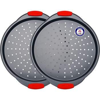 Bakken-Swiss Pizza Tray - Carbon Steel Pizza Pan with Holes